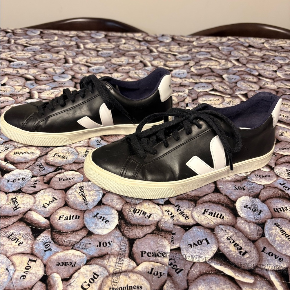 Veja Women’s Black and White Sneakers